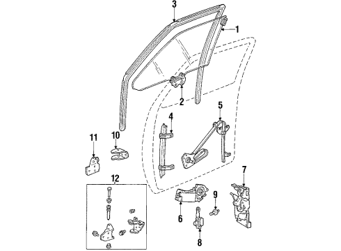 1984 Chevy Impala Front Door Diagram