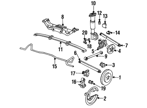 1994 Buick Regal Rear Brakes Diagram
