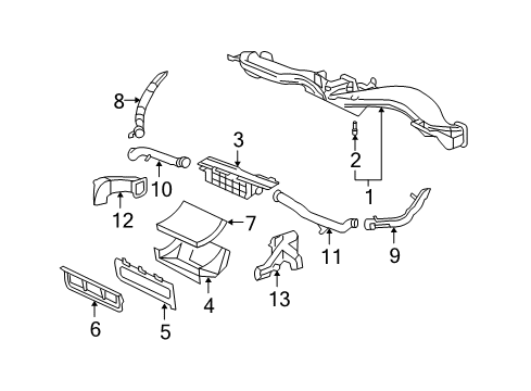 2008 Chevy Corvette Ducts Diagram