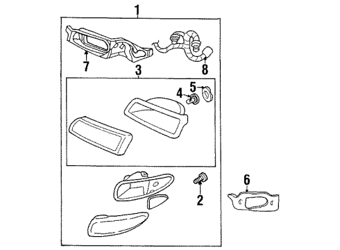 2002 Pontiac Grand Prix Headlamps Diagram