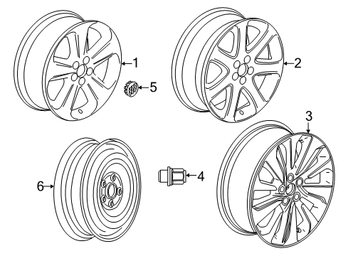 2022 Buick Encore Wheels Diagram
