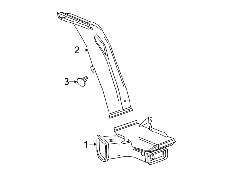 2020 Cadillac Escalade Ducts Diagram