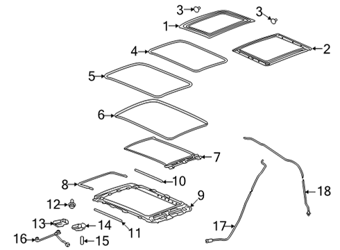 2021 Buick Envision Sunroof Diagram