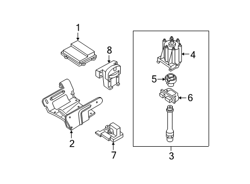 1995 Chevy S10 Distributor Cap Diagram for 10477182