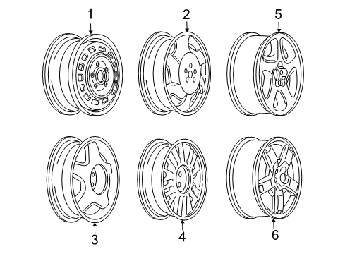 2005 Chevy Impala Wheels Diagram