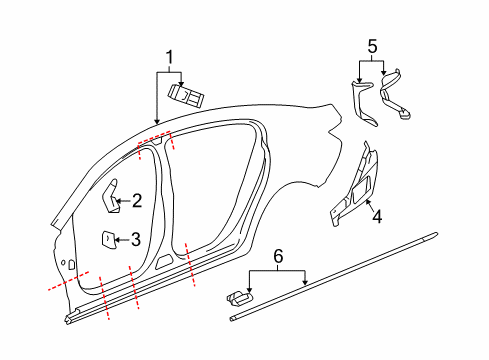 2012 Buick LaCrosse Uniside Diagram