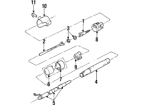 1990 Buick LeSabre Ignition Lock Diagram