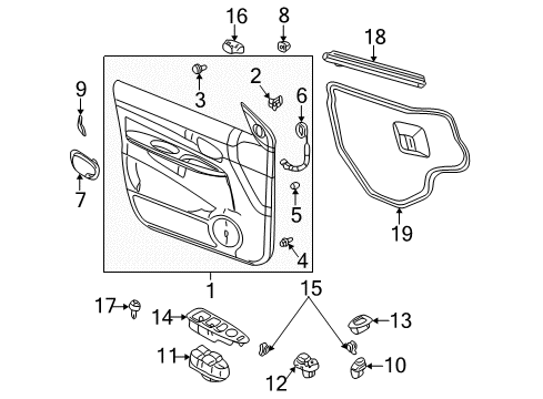 2006 Buick Rendezvous Mirrors Diagram