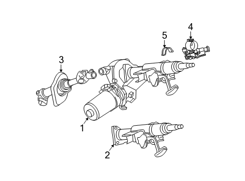 2003 Saturn Ion Jacket Diagram for 15270776