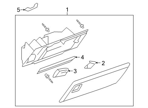 2006 Chevy Silverado 1500 Glove Box Diagram