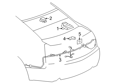 2009 Cadillac CTS Electrical Components Diagram 5 - Thumbnail