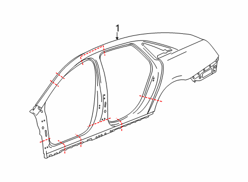 2019 Cadillac XTS Uniside Diagram