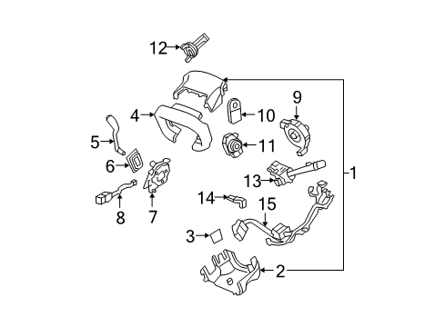 2006 Buick Lucerne Gear Shift Control - AT Diagram