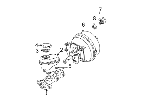 1999 Chevy Camaro Cowl & Components Diagram