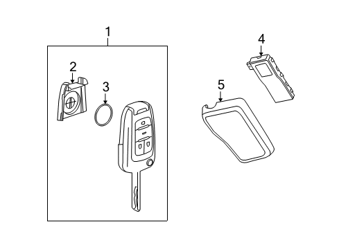 2017 Chevy Equinox Keyless Entry Components Diagram