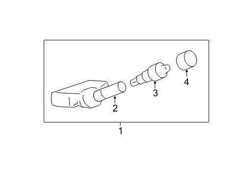 2014 Chevy Silverado 2500 HD Tire Pressure Monitoring Diagram
