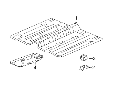 2014 Buick LaCrosse Floor Diagram