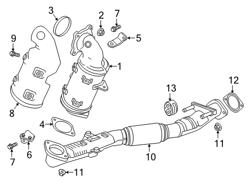 2019 Chevy Equinox Exhaust Components Diagram 3 - Thumbnail