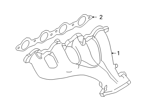 2012 Chevy Corvette Exhaust Manifold Diagram 1 - Thumbnail
