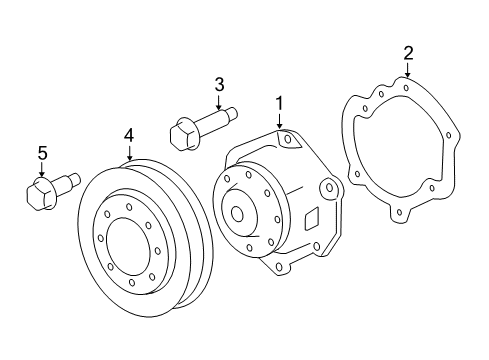 2015 GMC Terrain Cooling System, Radiator, Water Pump, Cooling Fan Diagram 2 - Thumbnail