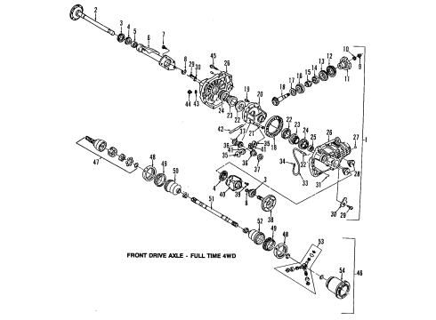 1994 Chevy S10 C.V. Joint, Outer Diagram for 26055391