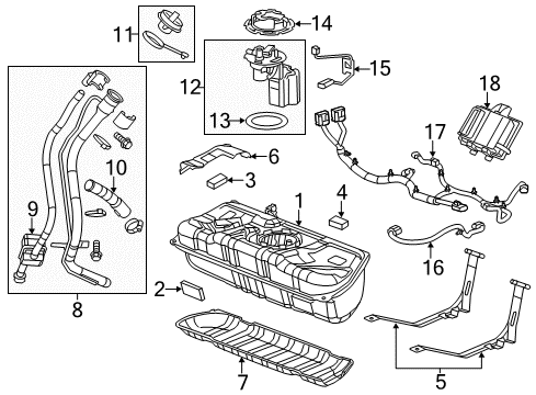 2012 Chevy Volt Fuel Supply Diagram
