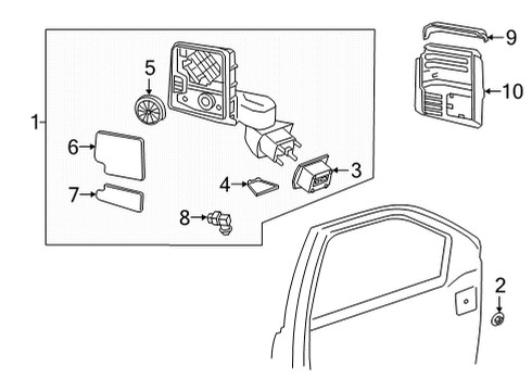 2023 Chevy Silverado 2500 HD Automatic Temperature Controls Diagram 8 - Thumbnail