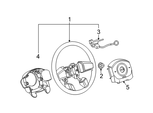 2004 Chevy Malibu Steering Column & Wheel, Steering Gear & Linkage Diagram 6 - Thumbnail