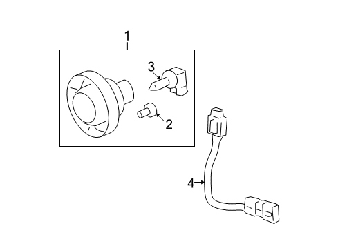 2005 Chevy Colorado Front Lamps - Fog Lamps Diagram