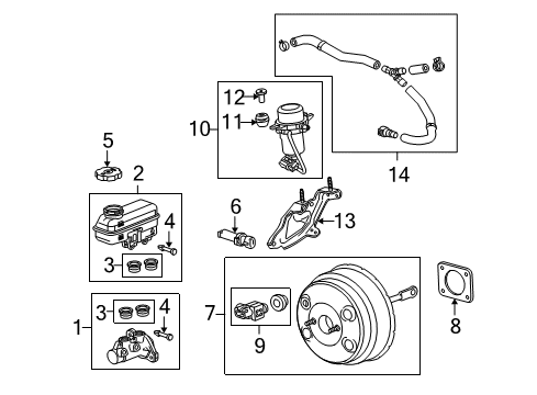 2011 GMC Terrain Dash Panel Components Diagram
