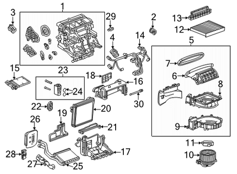 2021 Buick Encore GX Control Module Diagram for 42761444