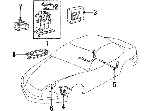 1999 Oldsmobile Cutlass Hydraulic System Diagram 2 - Thumbnail
