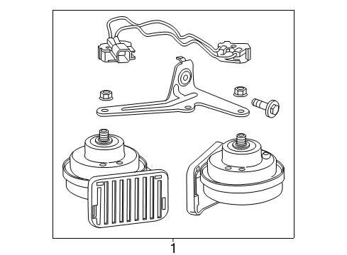 2016 Chevy Silverado 2500 HD Horn Diagram