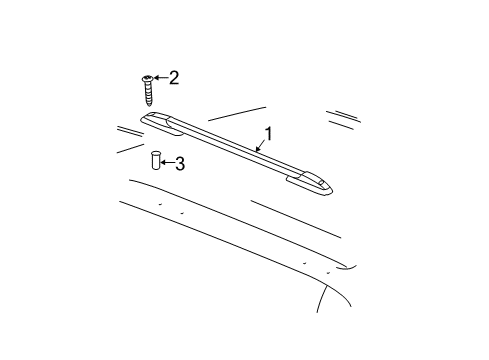 2007 Chevy Silverado 2500 HD Luggage Carrier Diagram