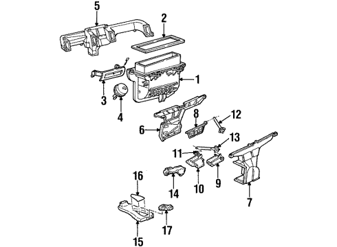 1999 Buick LeSabre Ducts Diagram