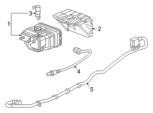 2022 GMC Canyon Emission Components Diagram