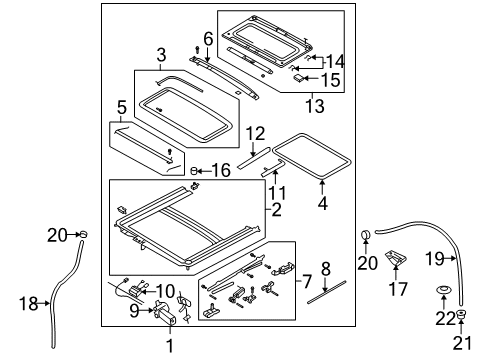 2007 Chevy Aveo5 Sunroof Diagram
