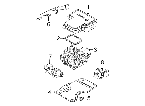 2000 GMC C3500 Anti-Lock Brakes Diagram