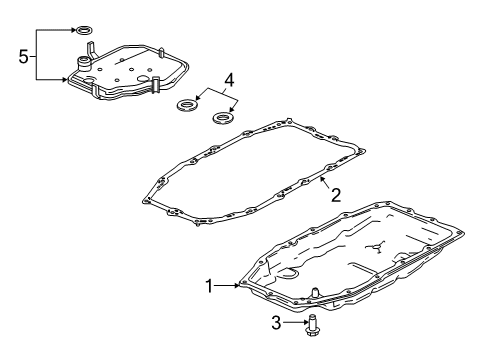 2019 GMC Yukon Filter Diagram for 24291343
