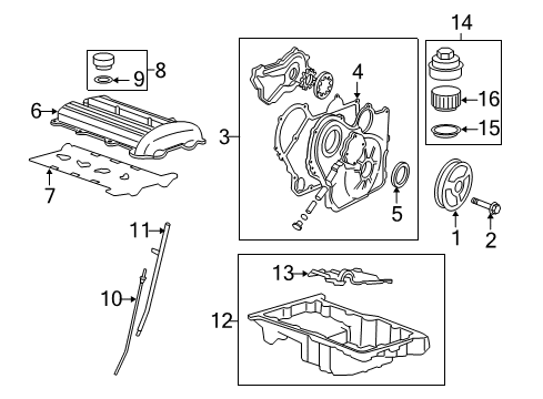 2009 Saturn Aura Filters Diagram 6 - Thumbnail