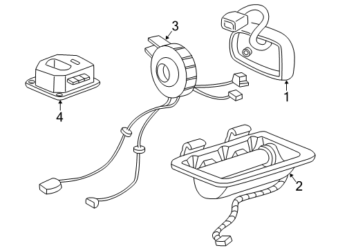 2004 Buick Regal Air Bag Components Diagram