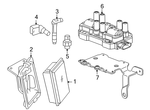 2012 Chevy Silverado 1500 Ignition System Diagram 1 - Thumbnail