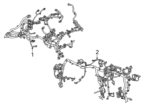 2024 Cadillac XT6 Wiring Harness Diagram