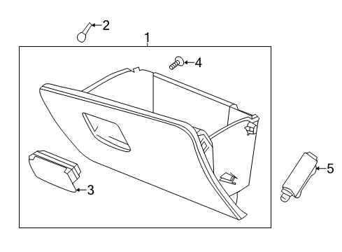 2022 Chevy Equinox Glove Box Diagram