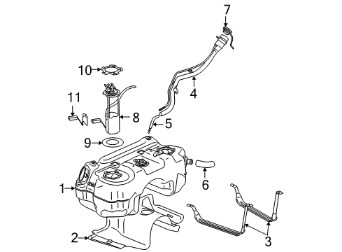 2002 Saturn Vue Fuel Supply Diagram