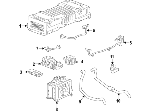 2016 Chevy Silverado 1500 Inlet Hose Diagram for 84164699