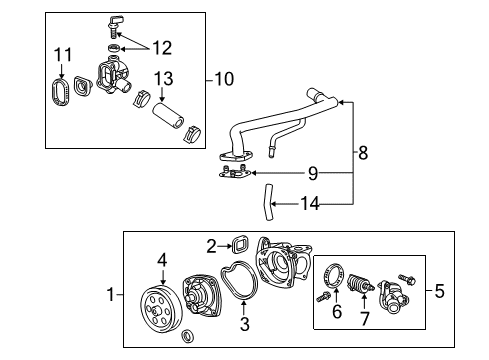 2016 Buick Regal Cooling System, Radiator, Water Pump, Cooling Fan Diagram 2 - Thumbnail