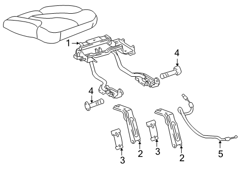 2006 Chevy Avalanche 2500 Tracks & Components Diagram 6 - Thumbnail