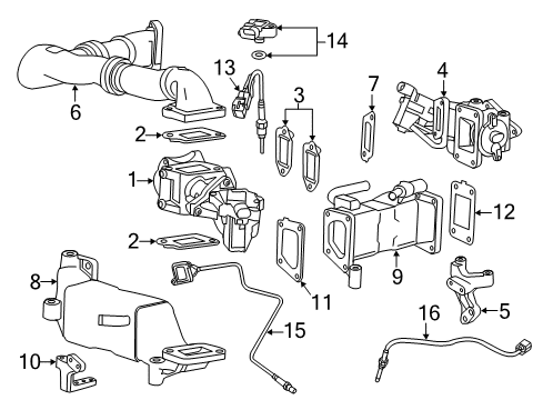 2016 Chevy Silverado 2500 HD EGR System Diagram