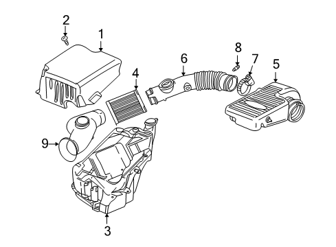 2007 Buick Rainier Air Intake Diagram